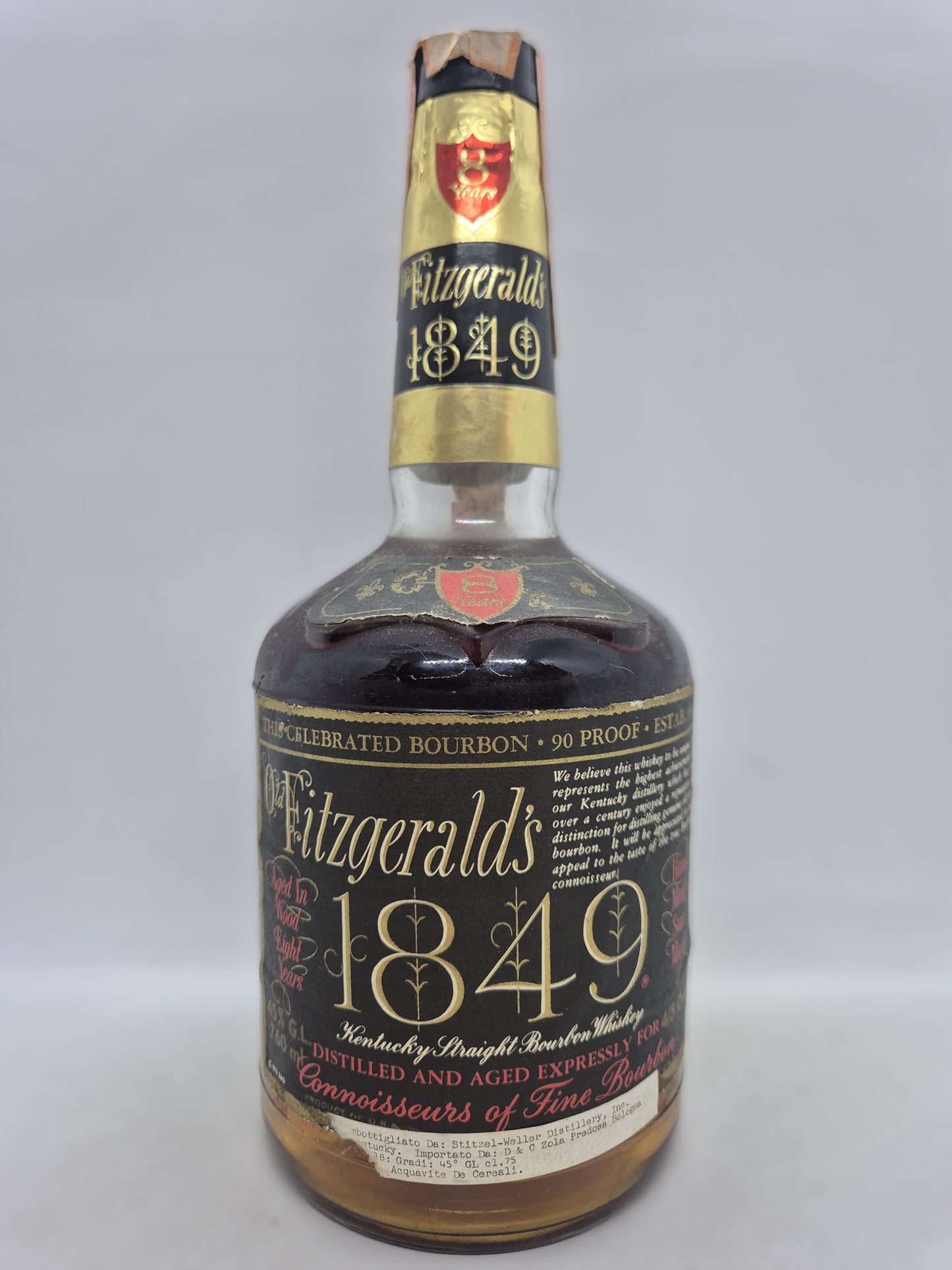 Old Fitzgerlad's 1849 8 years old Kentucky straight Bourbon whiskey