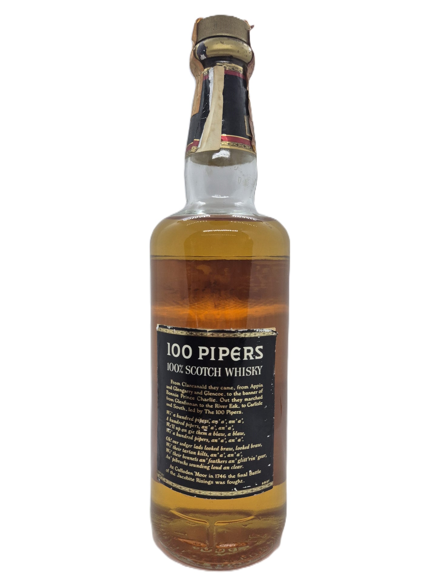 100 Pipers de luxe scotch whisky