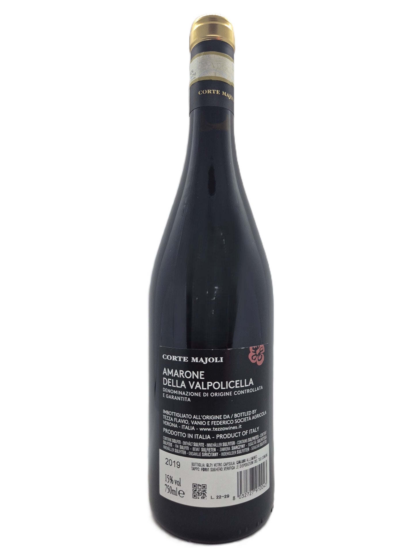 Amarone della Valpolicella docg 2019 "Corte Majoli" Tezza