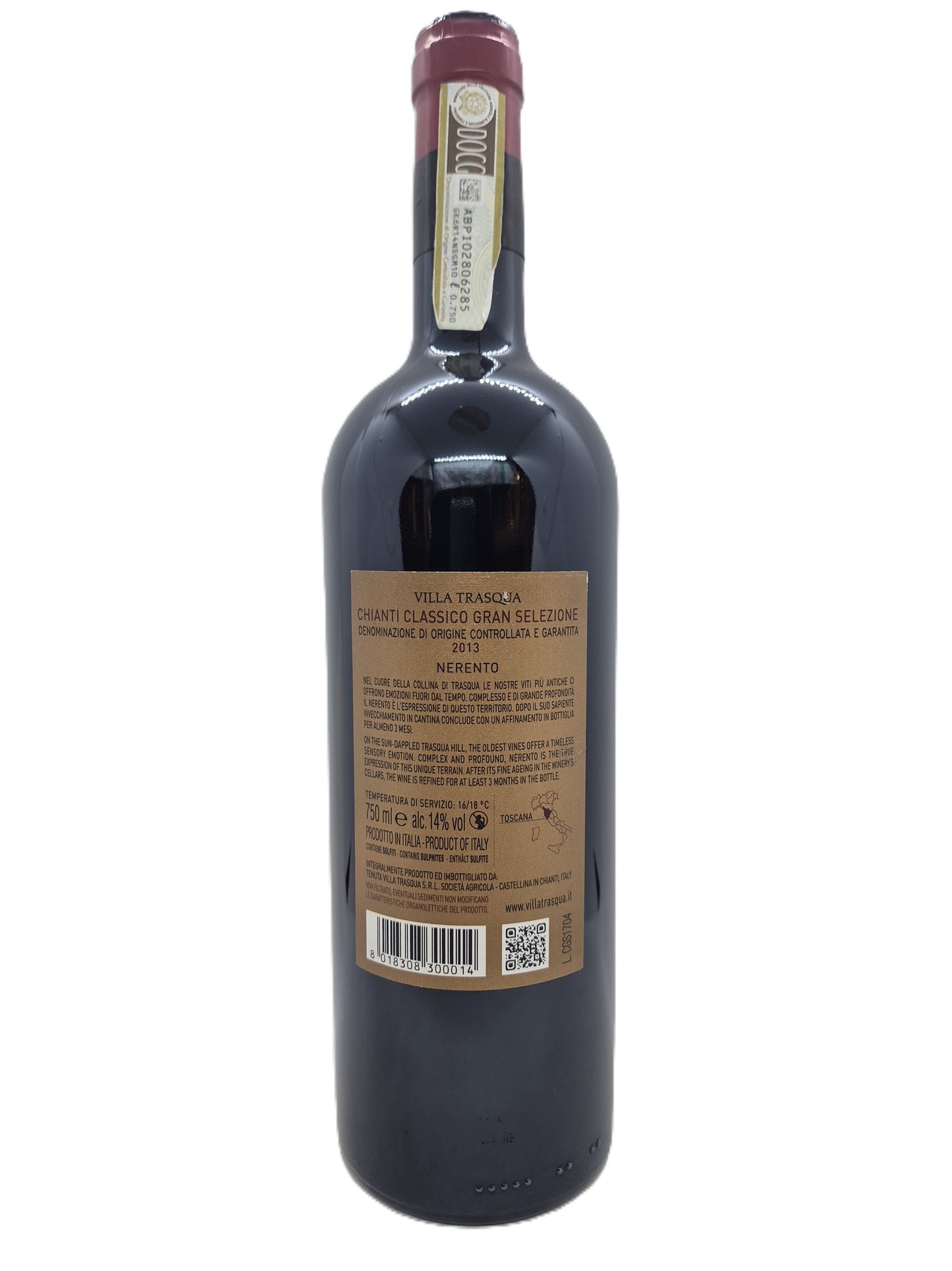 Chianti Classico Gran Selezione docg 2013 Villa Trasqua
