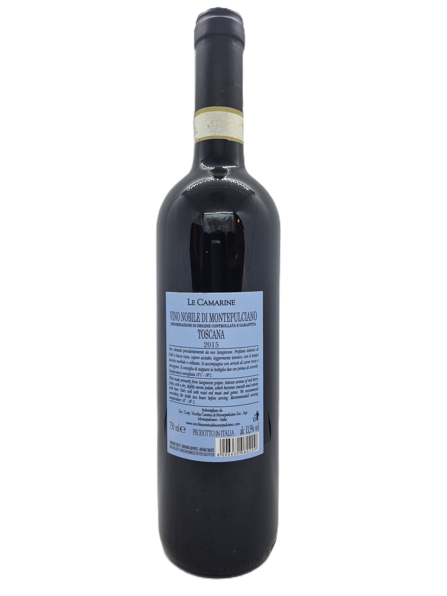 Vino Nobile di Montepulciano docg 2015 "Le Camerine" Vecchia Cantina