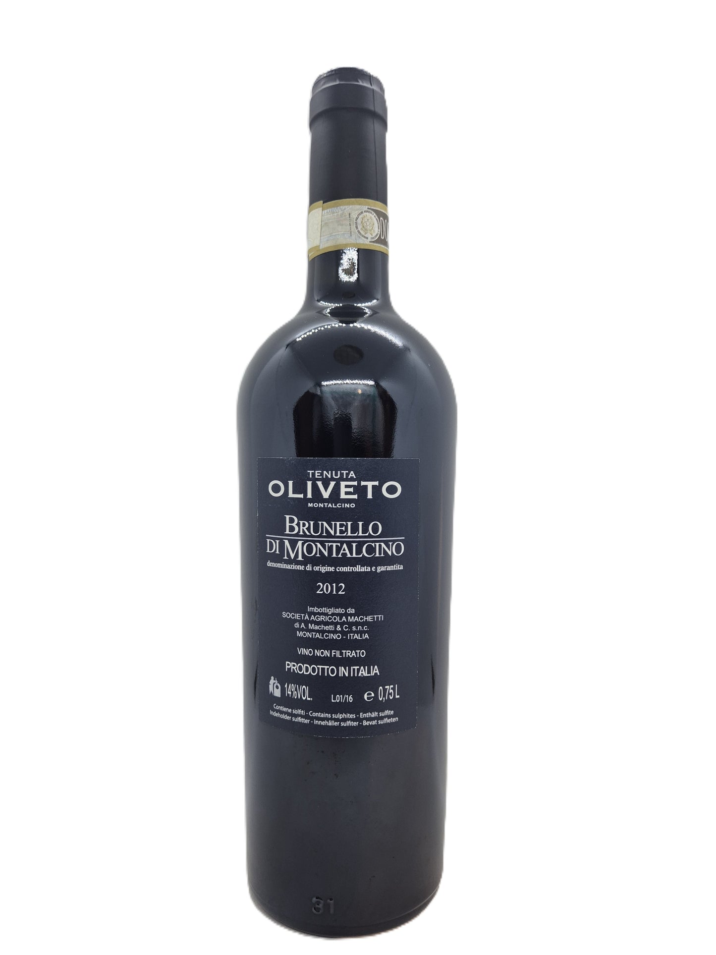 Brunello di Montalcino docg 2012 Tenuta Oliveto