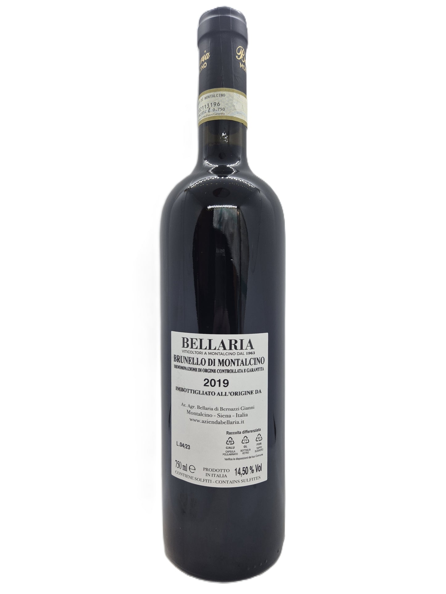 Brunello di Montalcino docg 2019 Bellaria