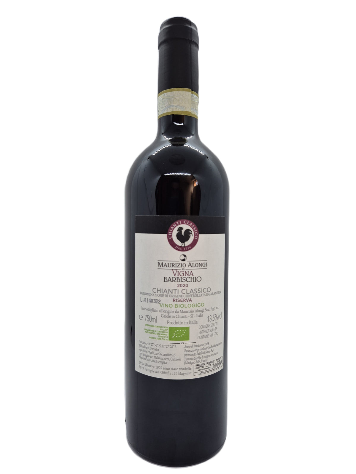 Chianti Classico Docg Riserva 2020 Vigna Barbischio Maurizio Alongi