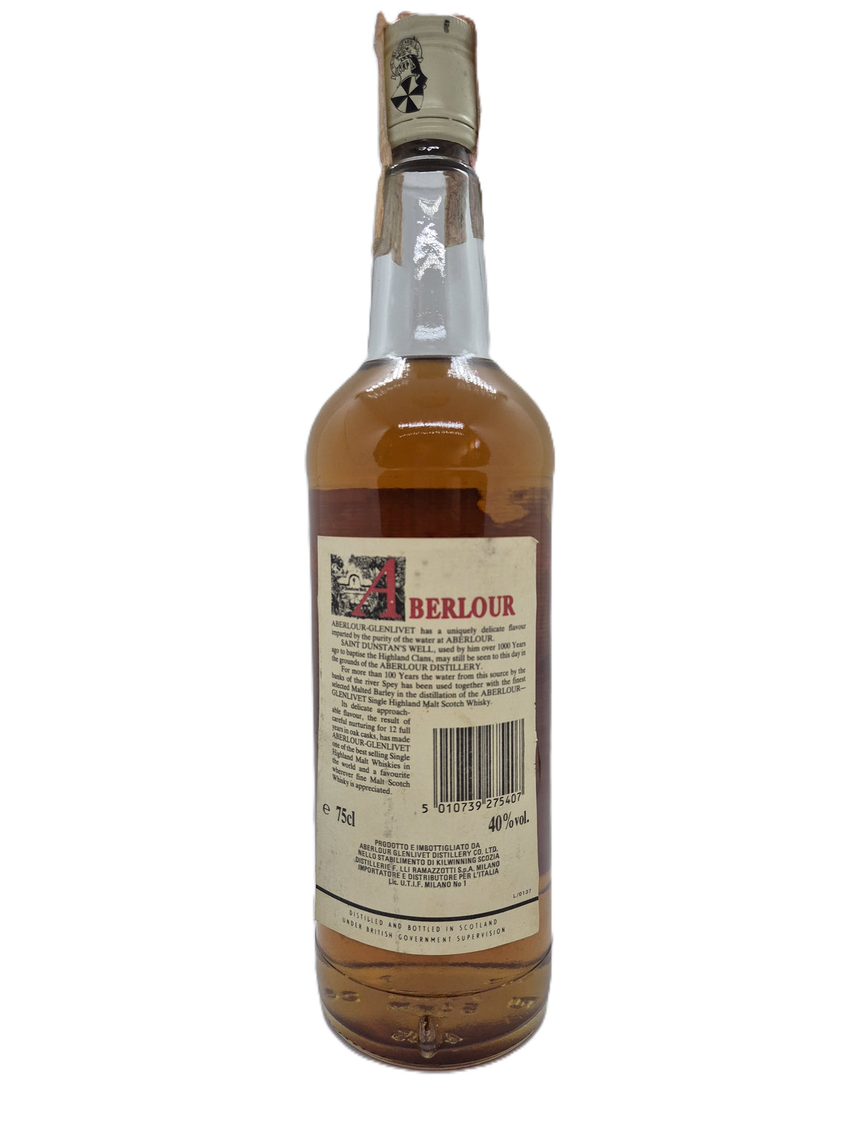 Aberlour Glenlivet 12 years old single highland malt scotch whisky