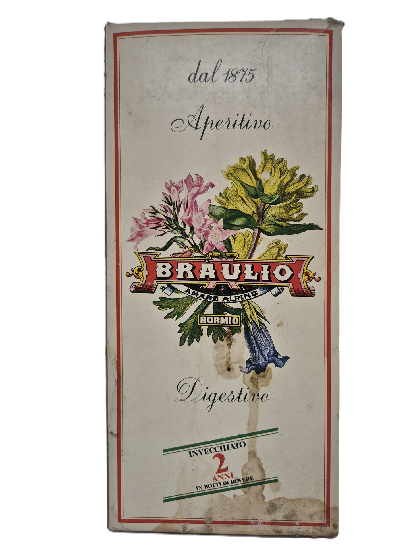 Braulio Liquore e Acquavite di vinaccia Peloni