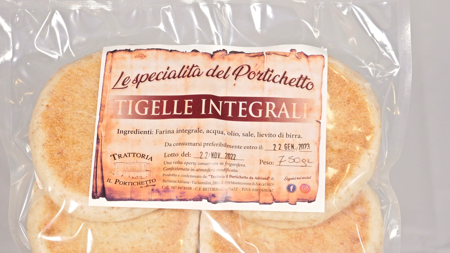 Crescentine integrali in tigella - 10 pezzi