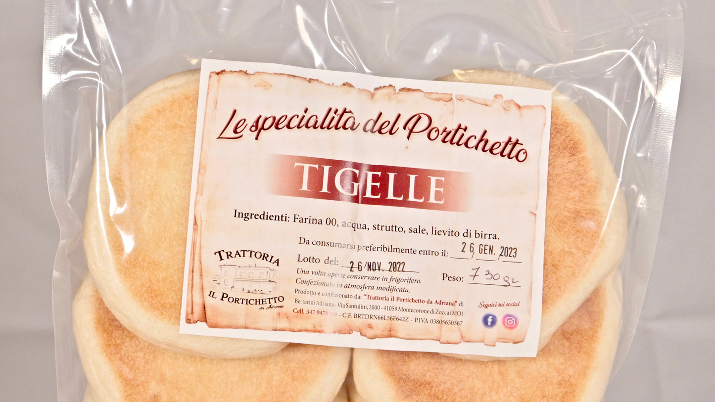 Crescentine in tigella - 10 pezzi
