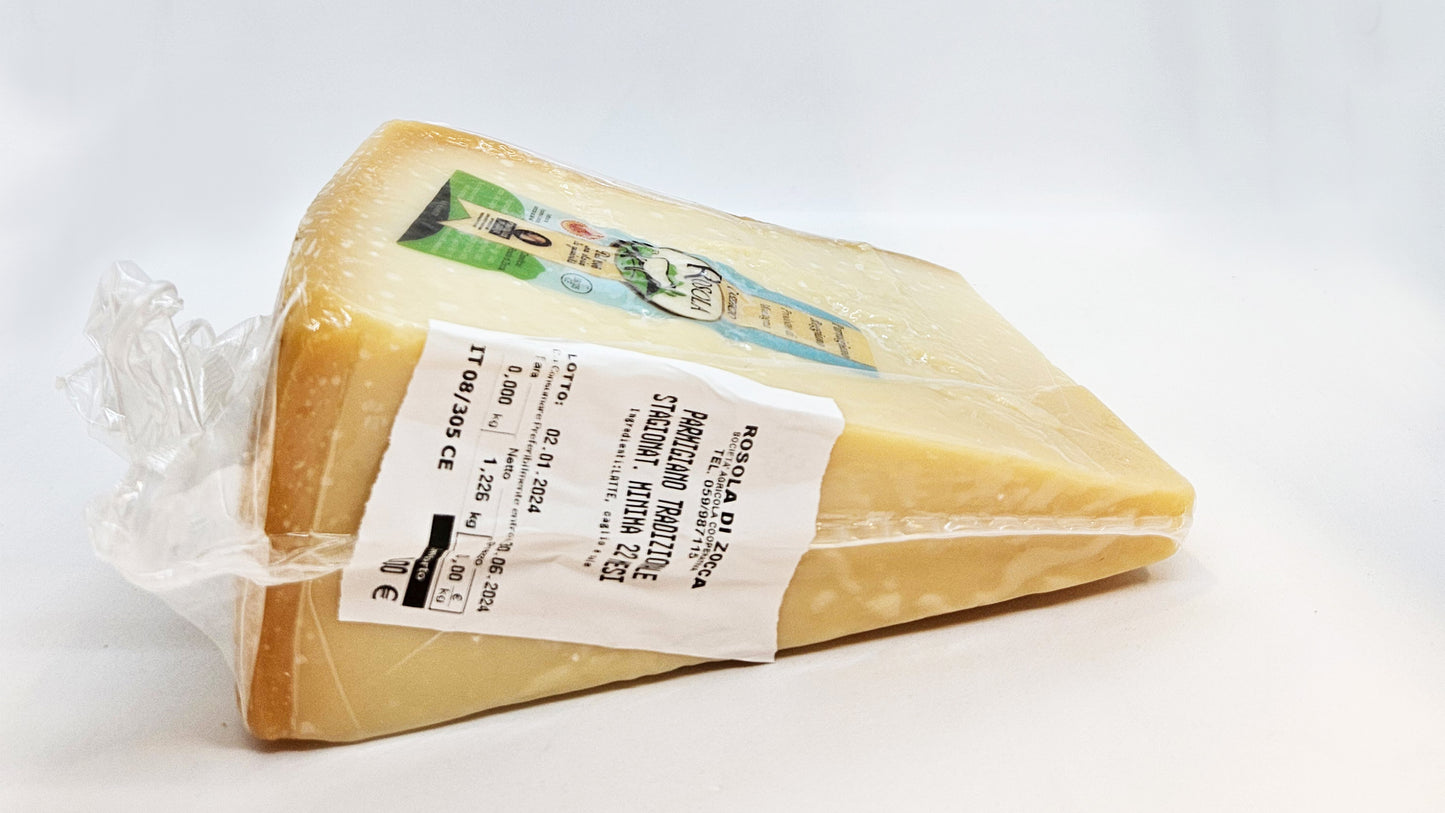 Parmigiano Reggiano DOP 22 mesi Caseificio di Rosola Zocca trancio da 1,00 kg