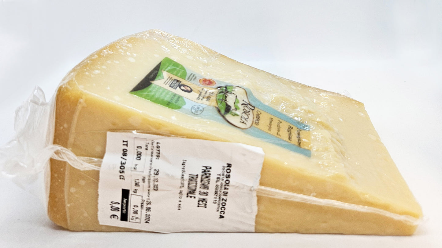 Parmigiano Reggiano DOP 30 mesi Caseificio di Rosola Zocca trancio da 1,00 kg