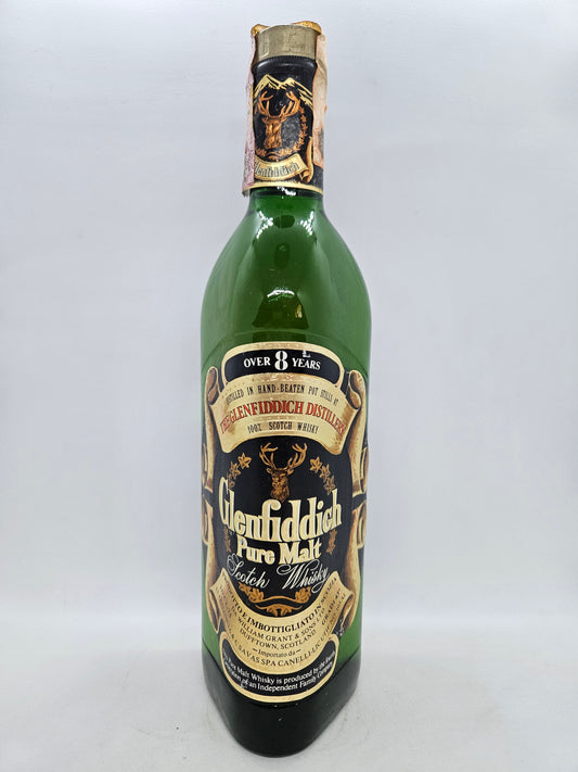 Glenfiddich over 8 years Pure Malt scotch whisky
