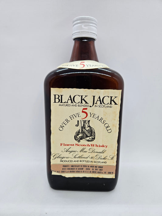 Black Jack over 5 years old finest scotch whisky