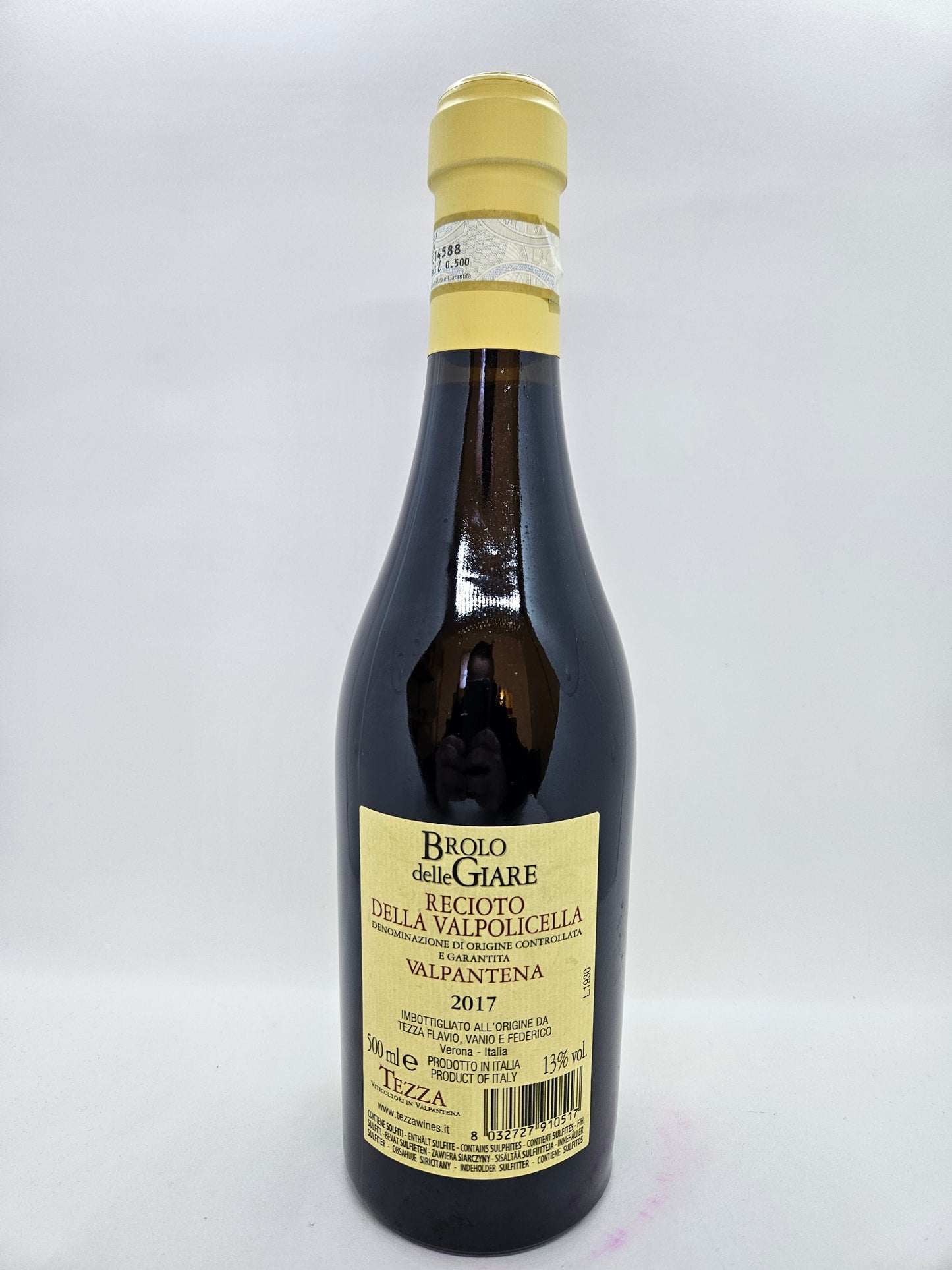 Brolo delle Giare Recioto della Valpolicella docg 2017 Tezza