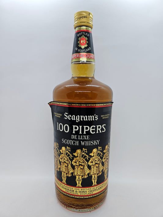 Imperial quarter 100 Pipers de luxe scotch whisky