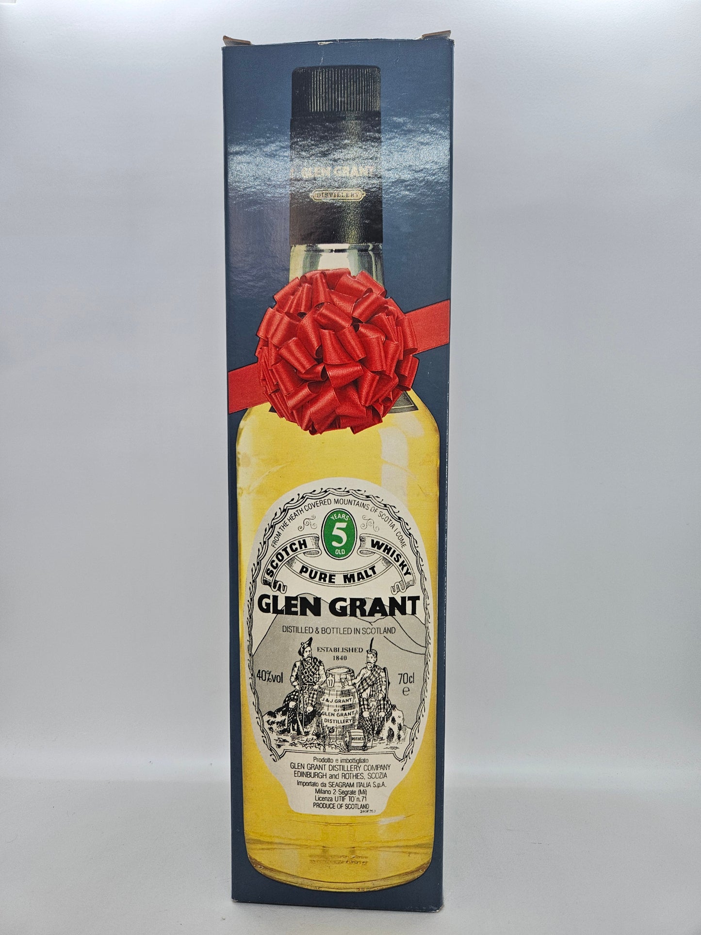 Glen Grant 5 years old 1986 pure malt scotch whisky