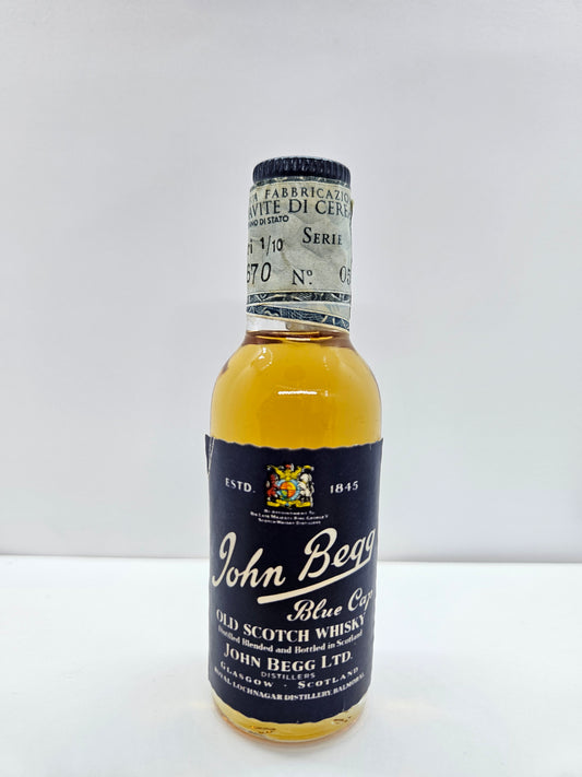 John Begg blue caps scotch whisky