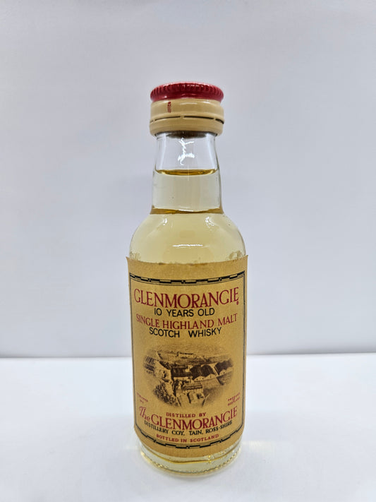 Glenmorangie 10 years old Single Highland malt Scotch Whisky miniature/mignon