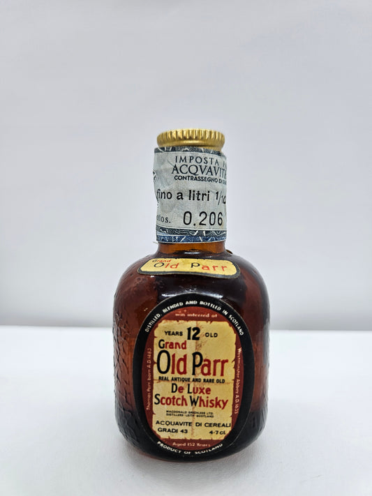Grand Old Parr 12 years old de luxe Scotch Whisky miniature/mignon