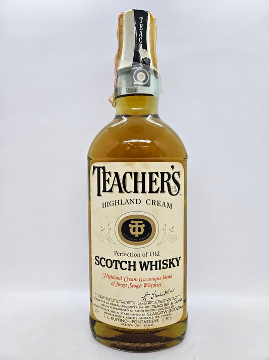Teacher's Highland cream blended scotch whisky