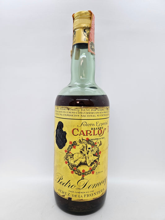 Carlos I Solera especial brandy de Jerez de la Frontera Domecq