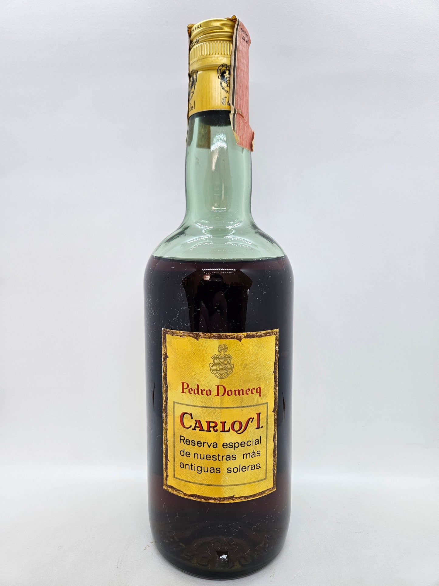 Carlos I Solera especial brandy de Jerez de la Frontera Domecq