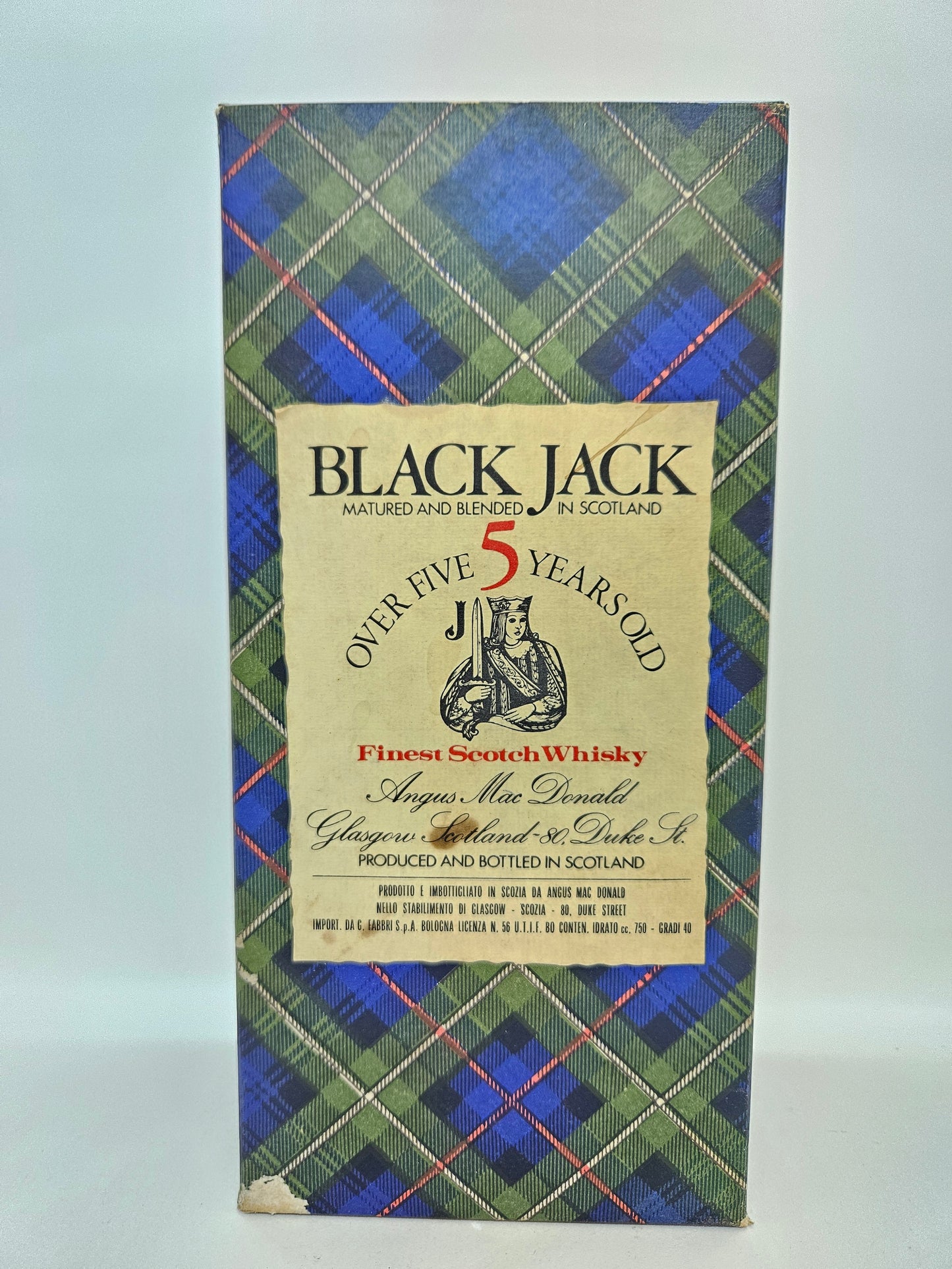 Black Jack 5 years old scotch whisky