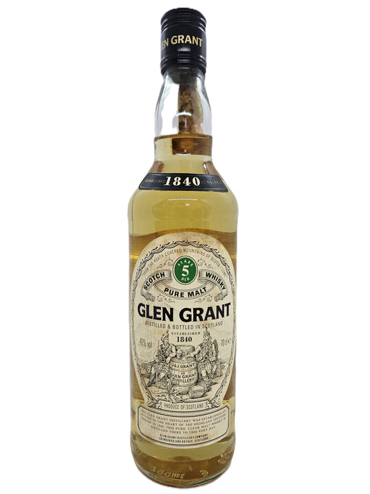Glen Grant 5 years old pure malt scotch whisky