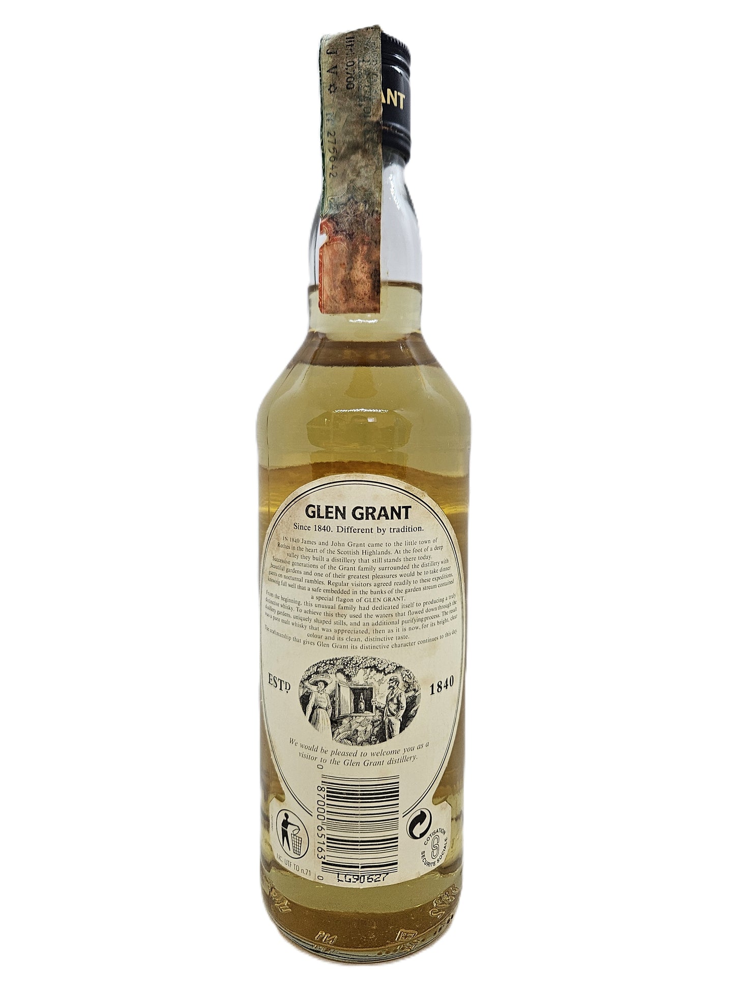 Glen Grant 5 years old pure malt scotch whisky