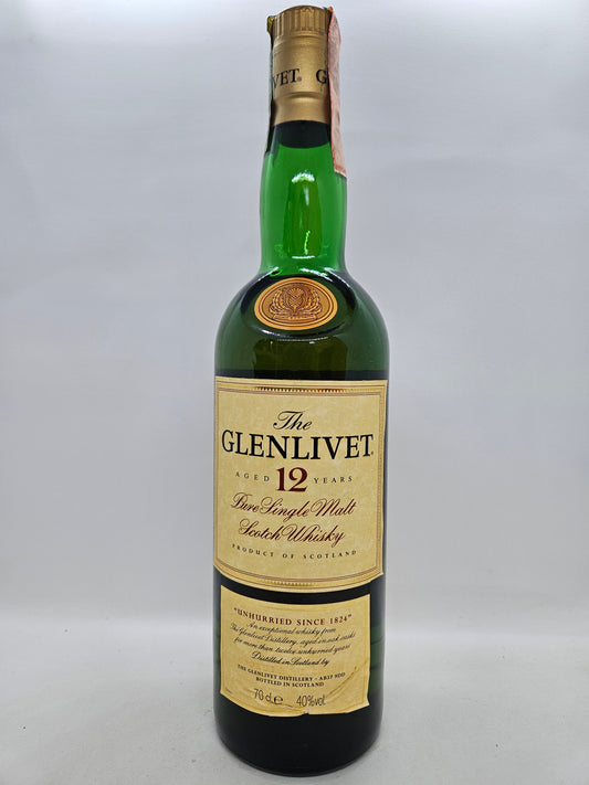 The Glenlivet aged 12 years pure single Malt Scotch Whisky