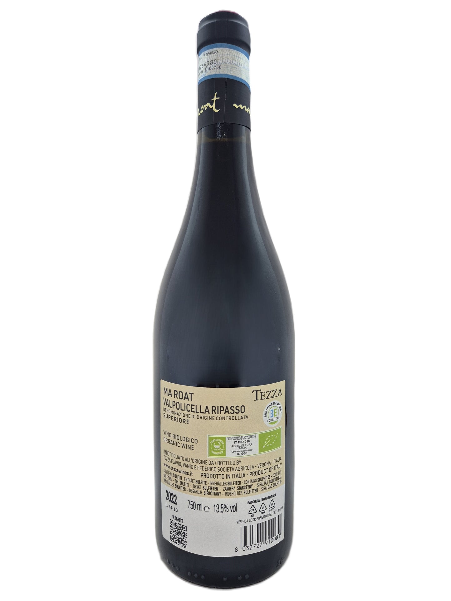 Ma Roat Valpolicella Ripasso superiore doc 2022 Tezza