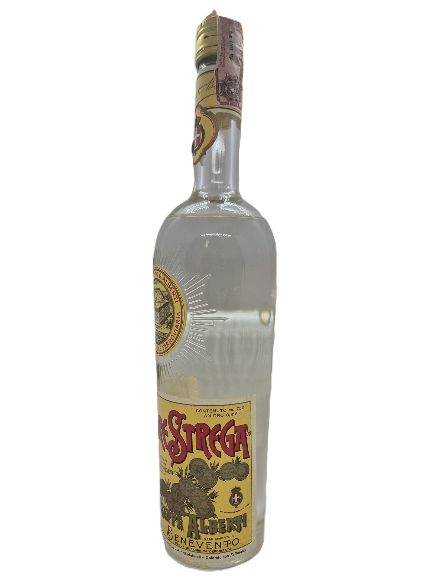 Liquore Strega distilleria Giuseppe Alberti Benevento