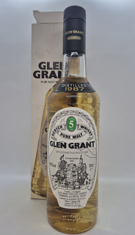 Glen Grant 5 years old 1987 pure malt scotch whisky