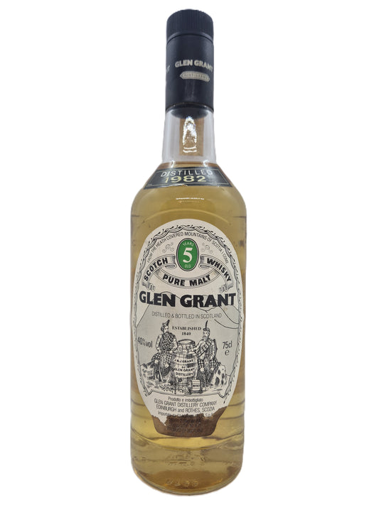 Glen Grant 5 years old 1982 pure malt scotch whisky