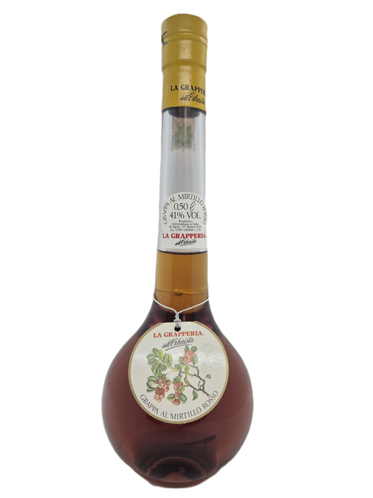 Grappa al mirtillo rosso "La Grapperia dell'Erborista" Fantinel