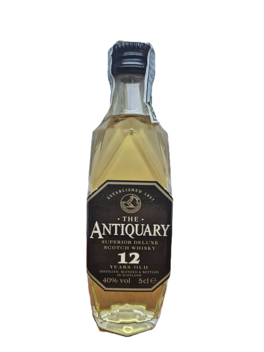 The Antiquary 12 years old scotch whisky miniature/mignon