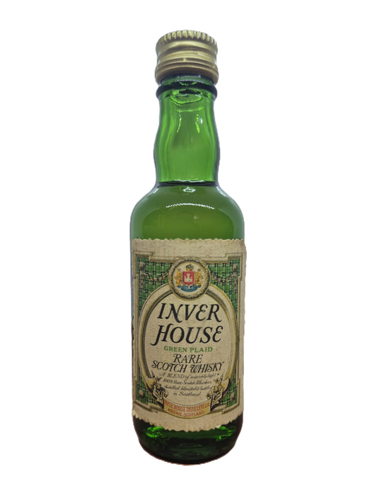 Inver House Green Plaid scotch whisky miniature/mignon