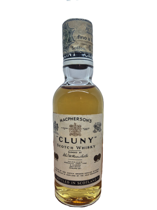 Cluny scotch whisky miniature/mignon