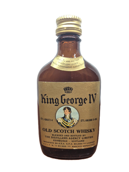 King George IV Scotch Whisky miniature/mignon