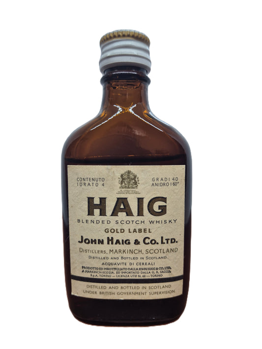 Haig gold label blended Scotch Whisky miniature/mignon
