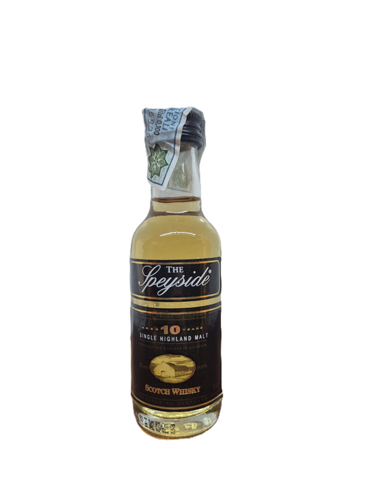 The Speyside 10 years old Single Malt scotch whisky miniature/mignon