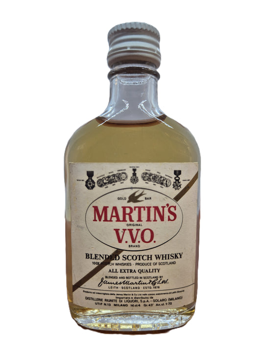 Martin's V.V.O.  scotch whisky miniature/mignon