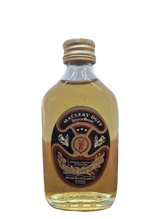 Macleay Duff scotch whisky miniature/mignon