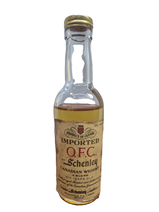O.F.C. 6 years old Blended canadian whisky miniature/mignon