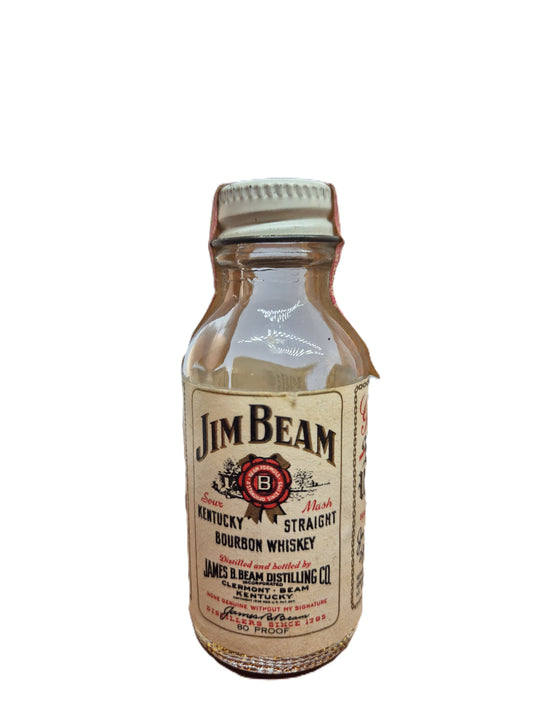Jim Beam Straight Bourbon Whiskey miniature/mignon