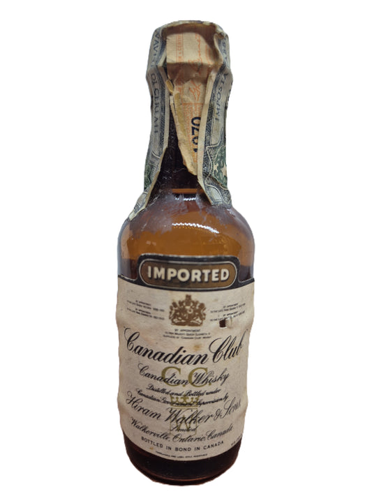 Canadian Club aged 3 years Blended canadian whisky miniature/mignon