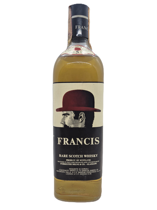 Francis 5 years old rare scotch whisky