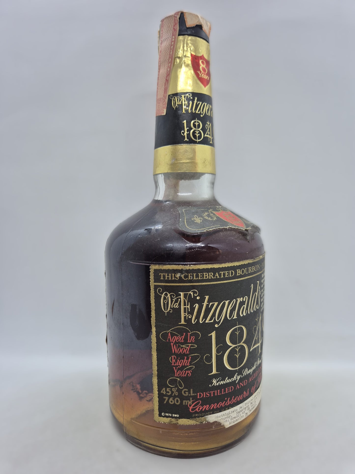 Old Fitzgerlad's 1849 8 years old Kentucky straight Bourbon whiskey