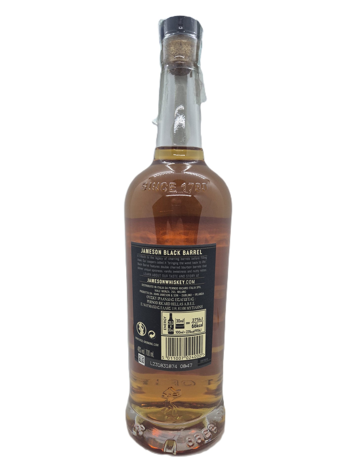Jameson Black Barrel Ireland Whiskey