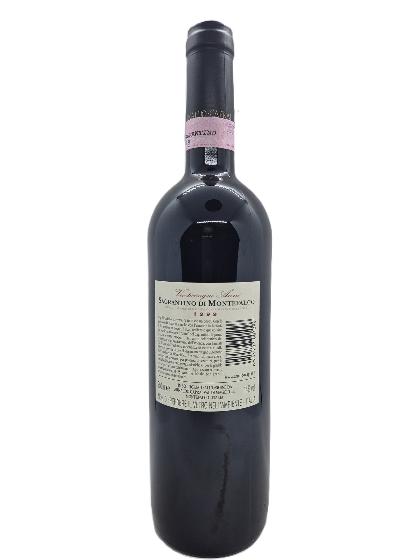 Sagrantino di Montefalco docg 1999 "25 Anni" Arnaldo Caprai