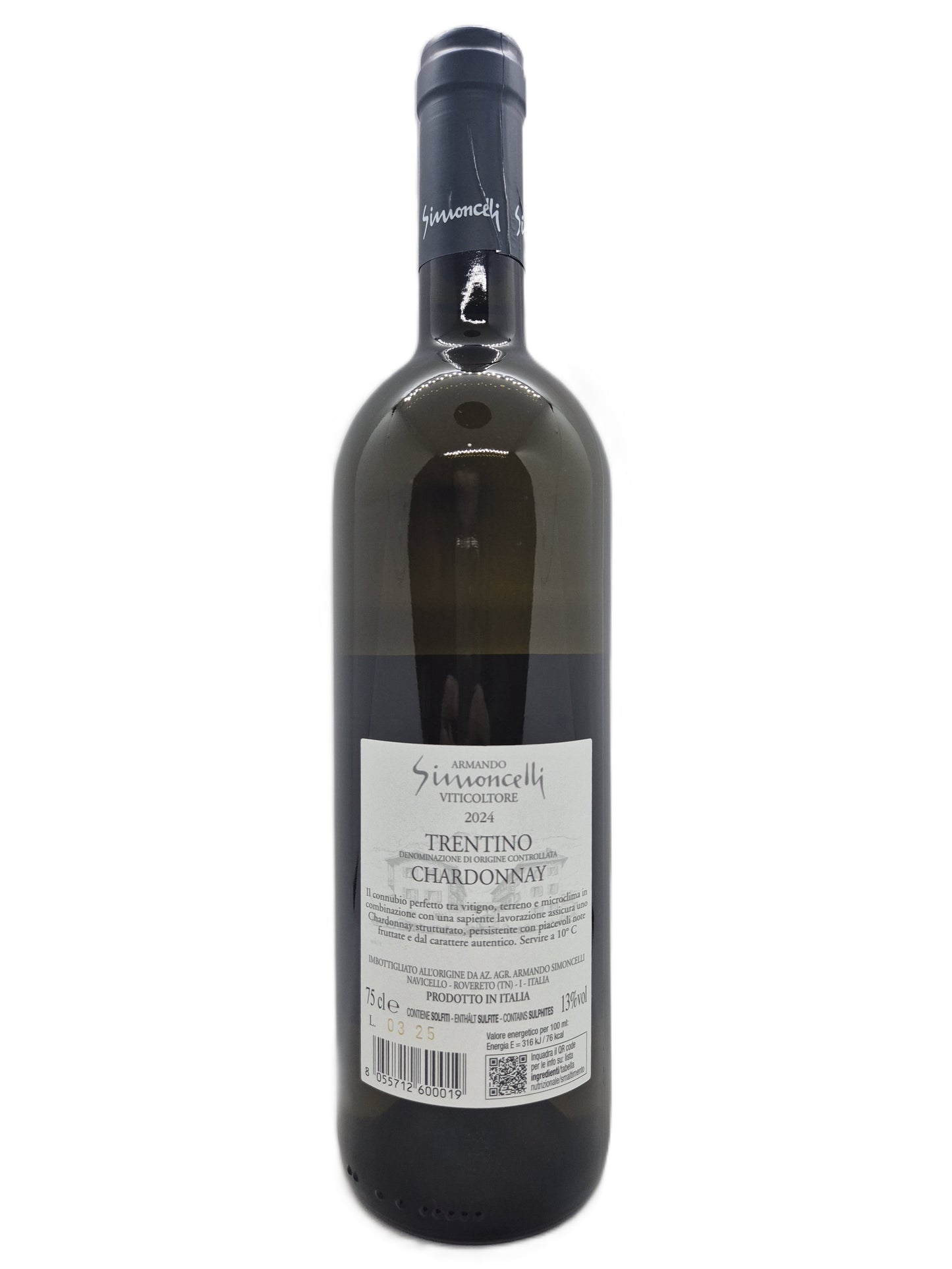 Trentino Chardonnay doc 2024 Armando Simoncelli
